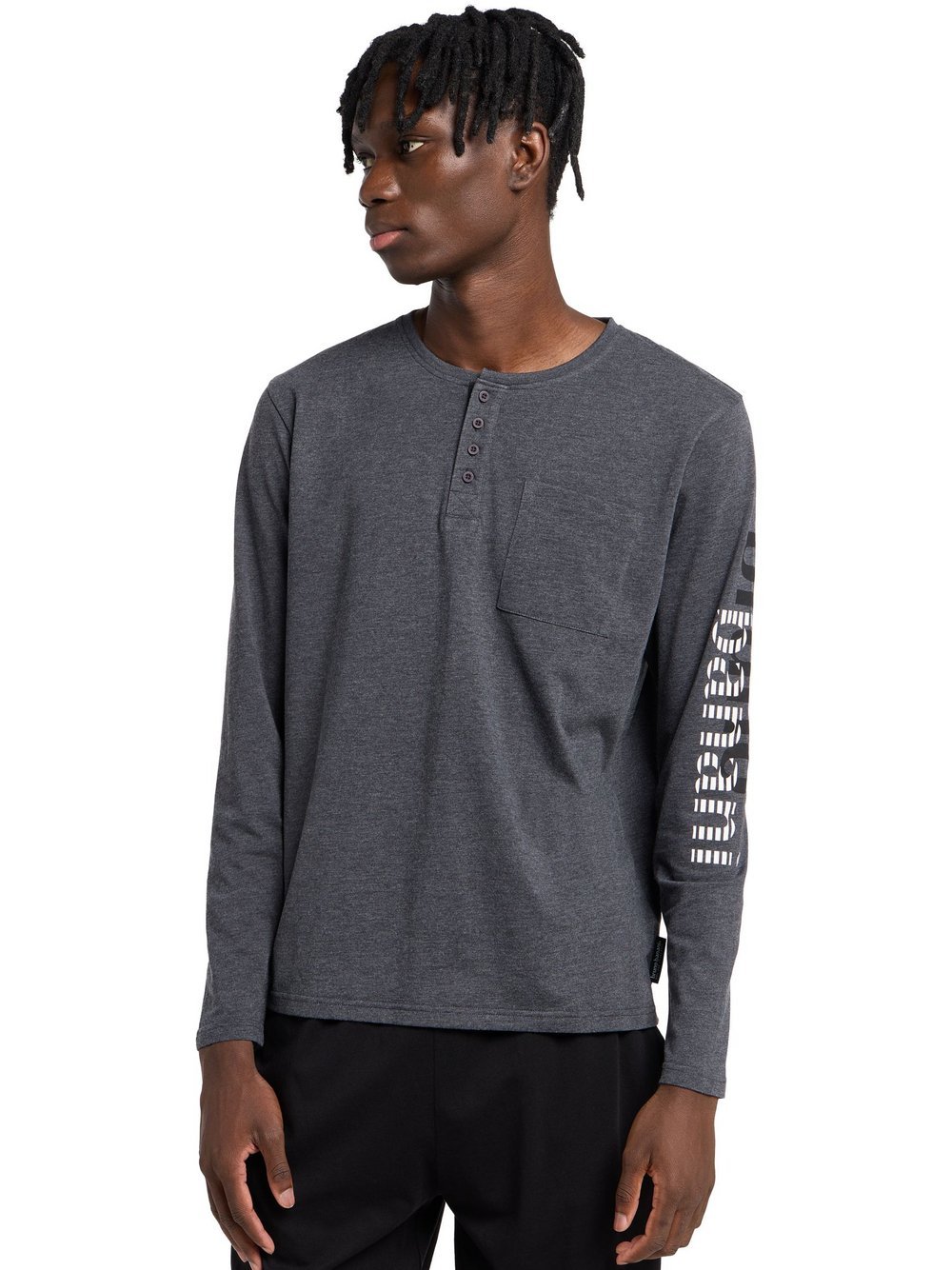 Bruno Banani Schlafanzug Herren anthrazit, L Image