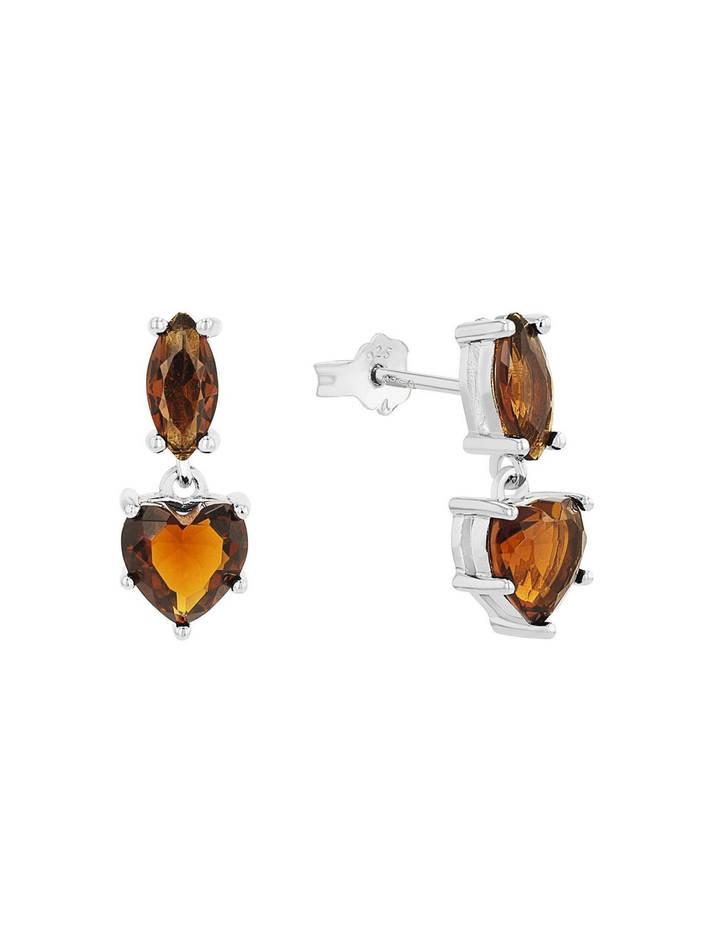 amor Ohrhänger Damen silber, ONE SIZE Image