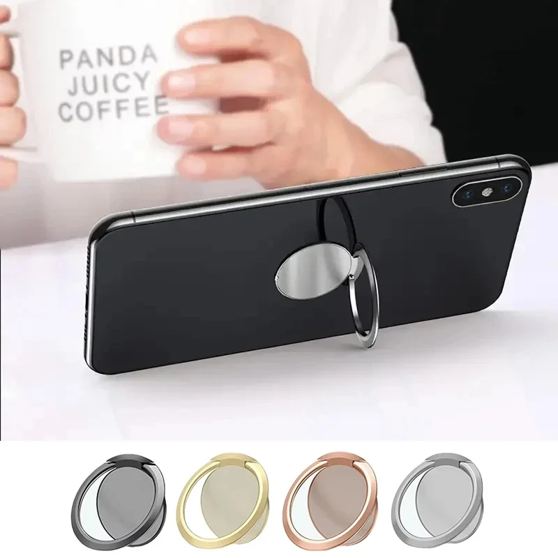 Support universel de téléphone portable en métal fin, pliable, pour voiture, accessoires de téléphone portable, anneau de doigt, pour iPhone Samsung