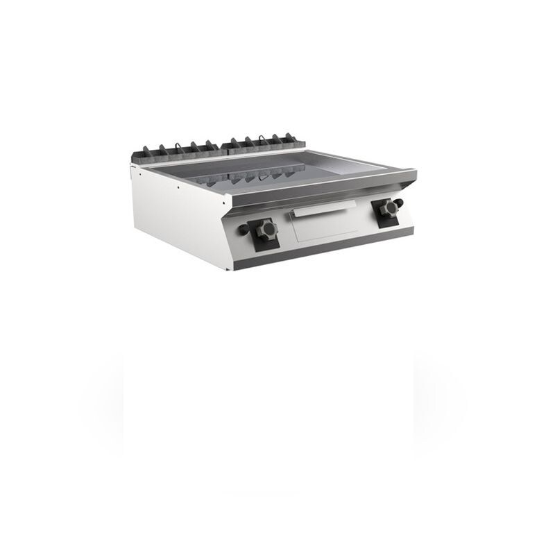 Mareno M1-700 Gas-Grillplatte mit glatter Chromplatte, 80cm Image