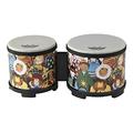 Remo RH-5600-00 Rhythm Club Bongo Drm. 5 Zoll und 6 Zoll Höhe 4.5 Zoll, Renaissance Felle fest vorgestimmt, für Kinder ab 3 Jahren