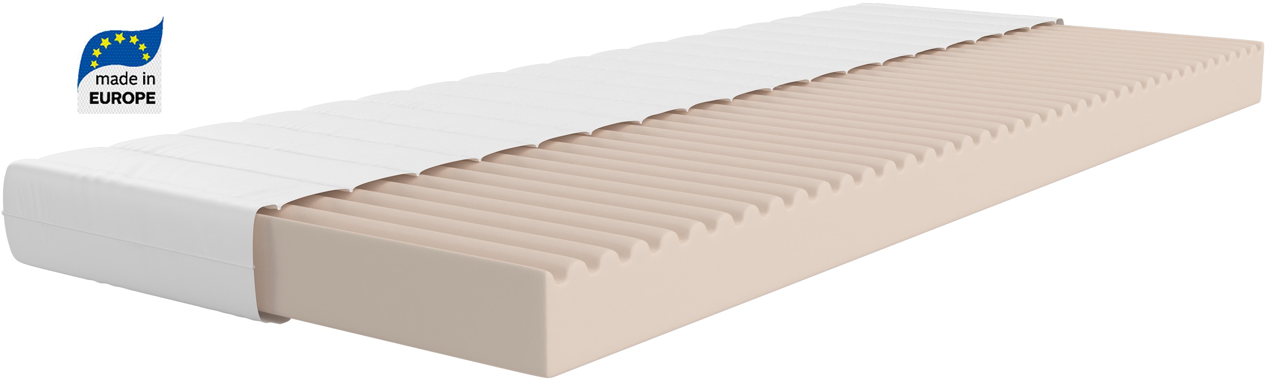 Komfortschaummatratze MY HOME "NEUHEIT: Livja 13, 7-Zonen Matratze 90x200 cm, 140x200 cm & mehr", weiß, B:180cm H:13cm L:200cm, Bezug: 100% Polyester. Steppfüllung: 100% Polyester, Matratzen, Komfortschaummatratze, Wendematratze, ergonomisch,...