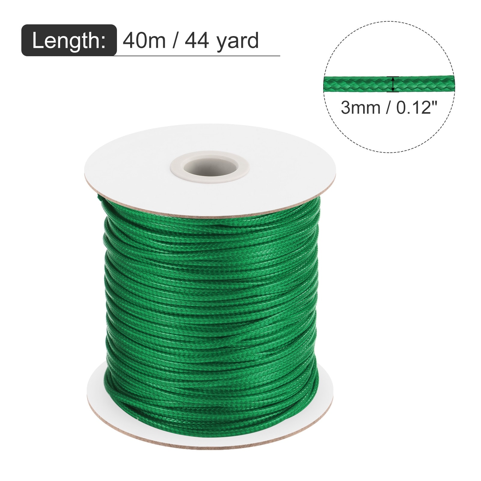 Waxed Cord Waxed Polyester Cord Wax String for Bracelet Making, Necklaces, Beading, Jewelry Making and DIY Crafts