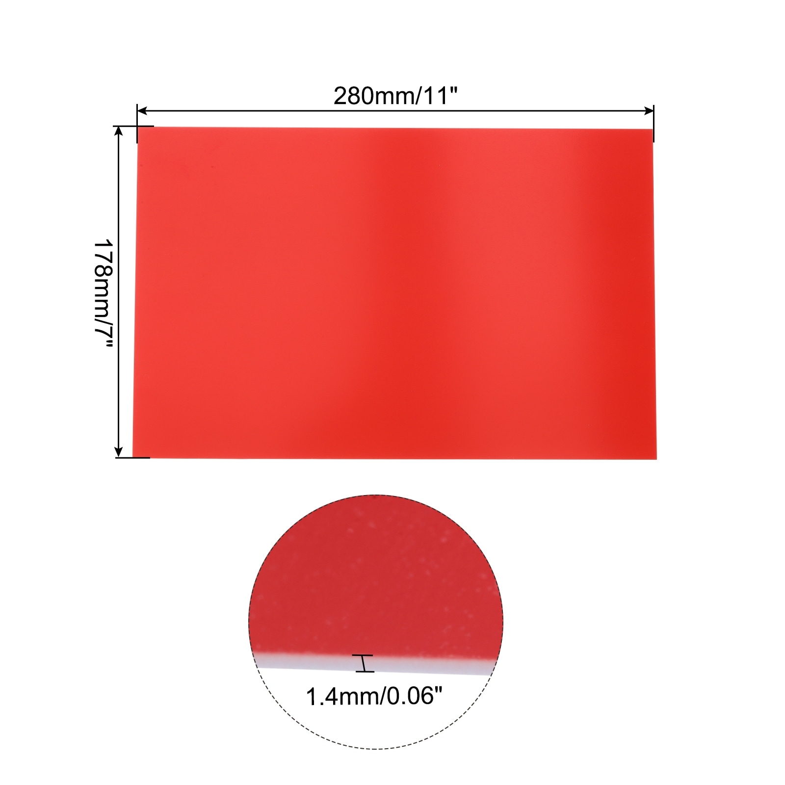 ABS Engraving Double Color Sheet for Badge, Sign, DIY Carving