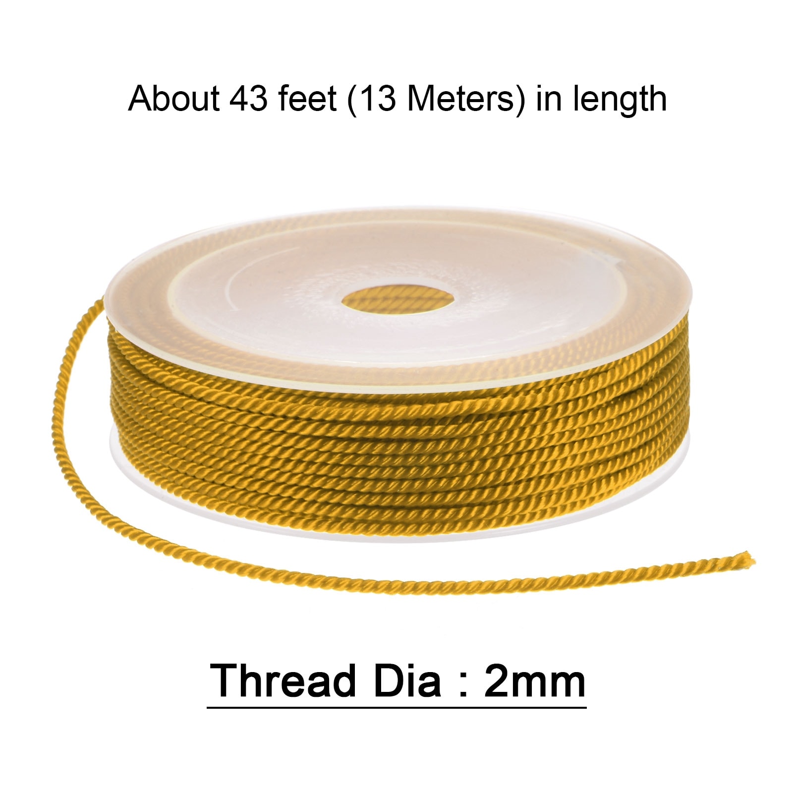 Twisted Nylon Twine Thread Beading Cord Nylon String