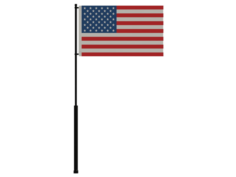 Mate Series Flag Pole - 36in w/USA Flag FP36USA