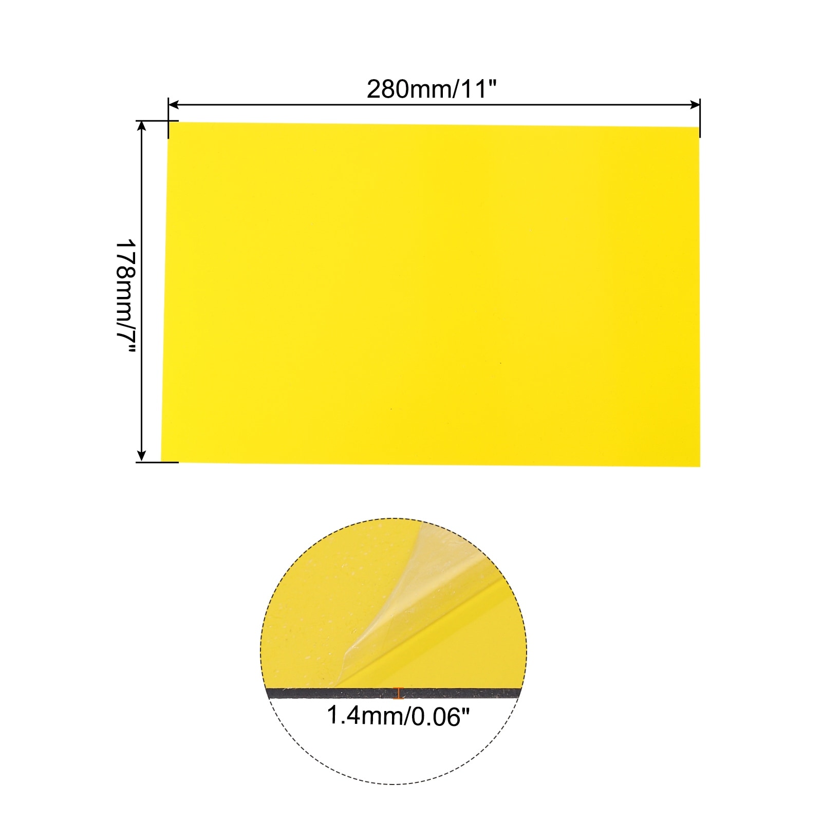 ABS Engraving Double Color Sheet for Badge, Sign, DIY Carving