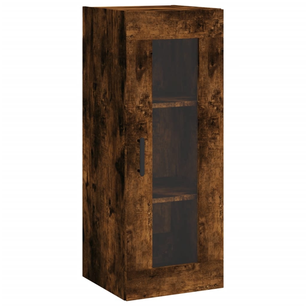 vidaXL Wandschrank Räuchereiche 34,5 x 34 x 90 cm Image