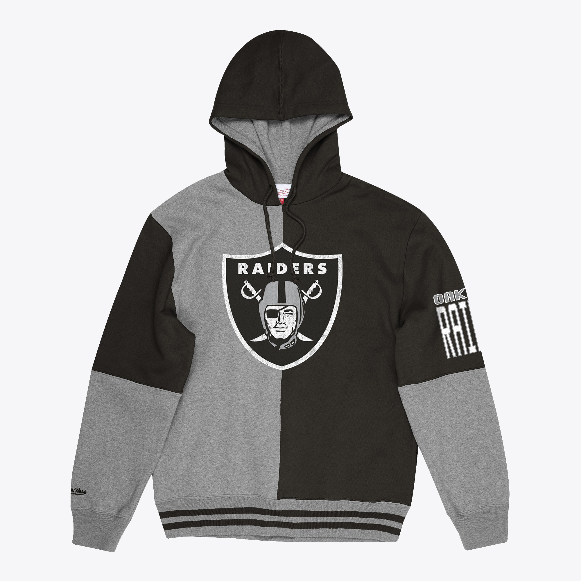 Oakland Raiders Mitchell & Ness Split Colour Hoodie Image