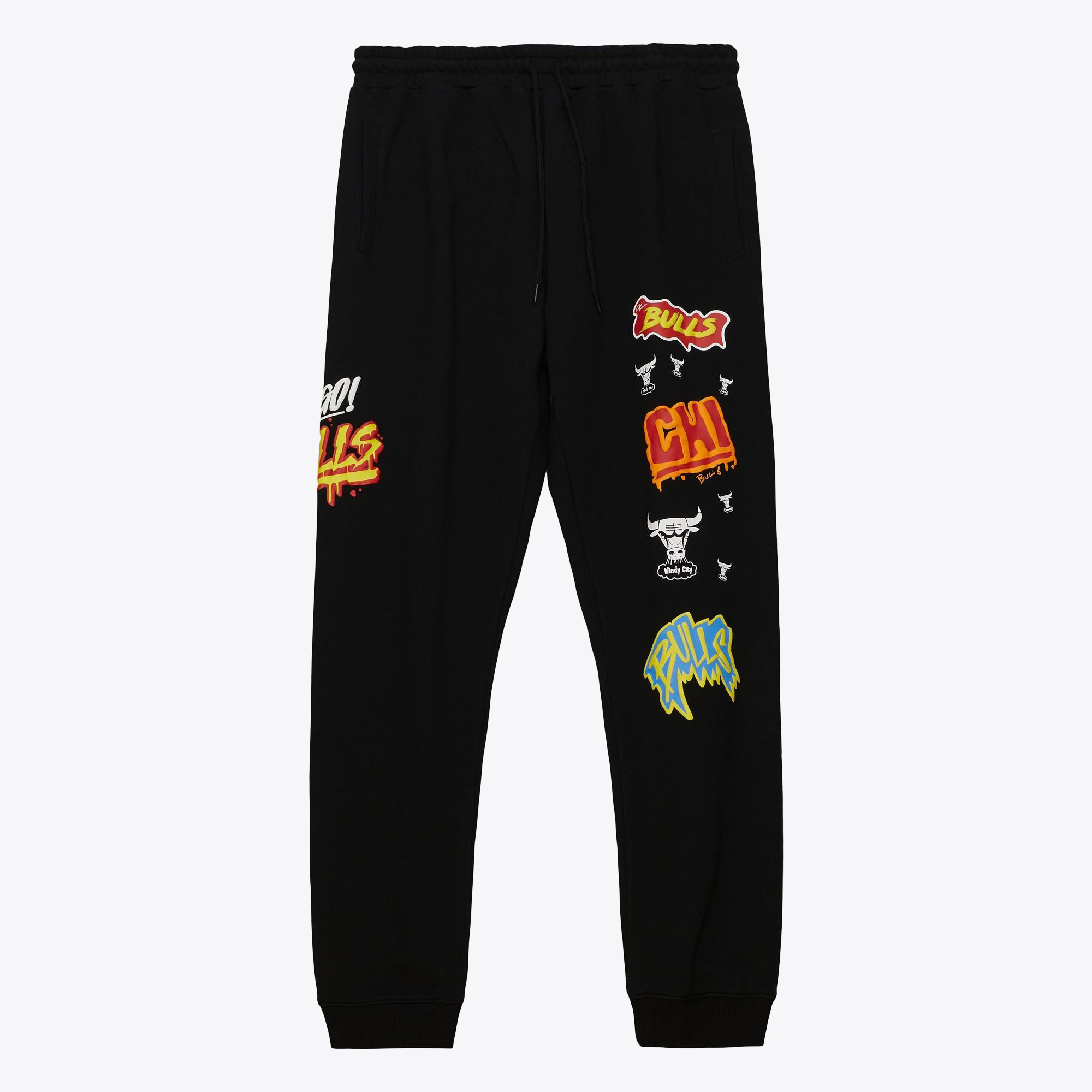 Chicago Bulls Mitchell & Ness Slap Sticker Jogginghose Image