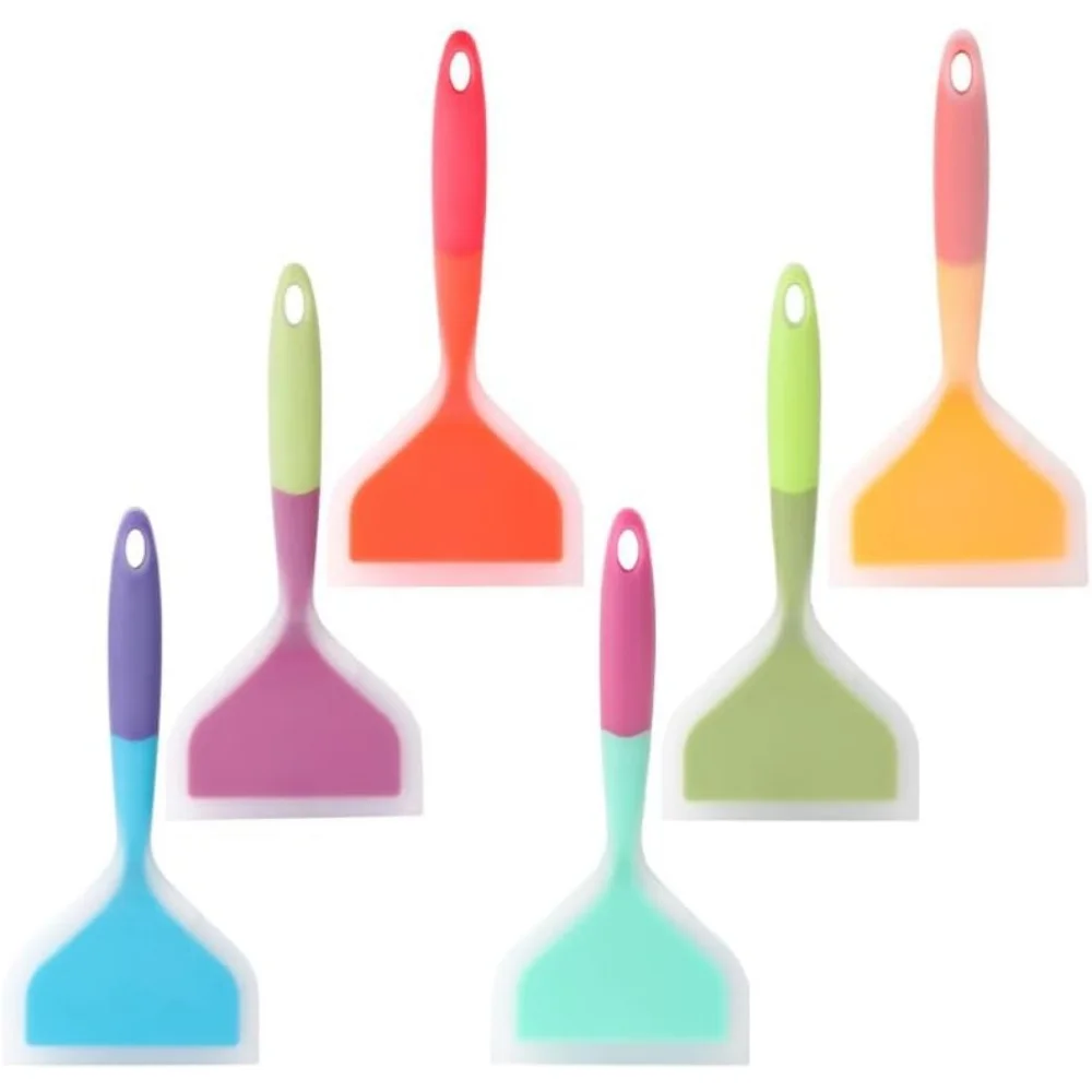 Spatule de cuisine en Silicone, ustensile de cuisine, spatule, viande de bœuf, œuf, grattoir de cuisine, pelle de cuisson pour Pizza, 1 pièce