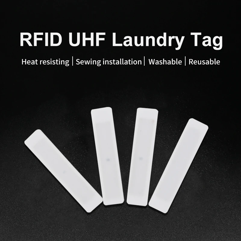 UHF RFID MOQ waschbares Silikon-Wäscheetikett 860–960 MHz Wäscheetikett zur Verwaltung Image