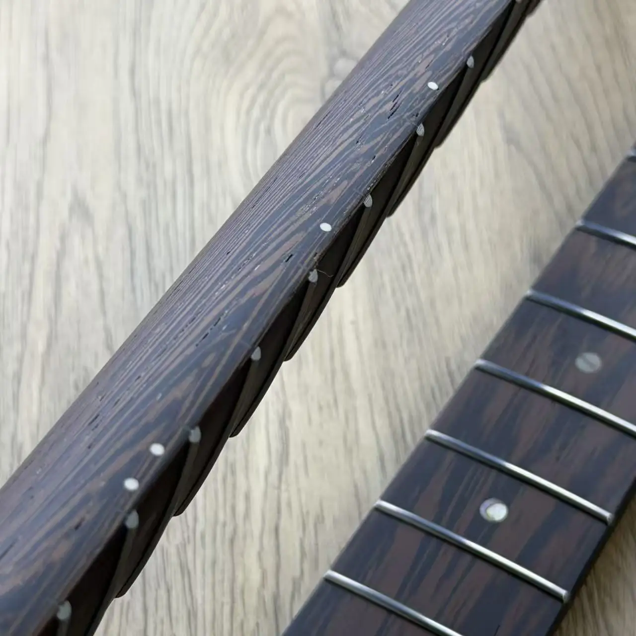 Chicken Wing Wood E-Gitarrenhals ST 22-Fret 9,5'' Radius Ersatzgitarrenteil Image