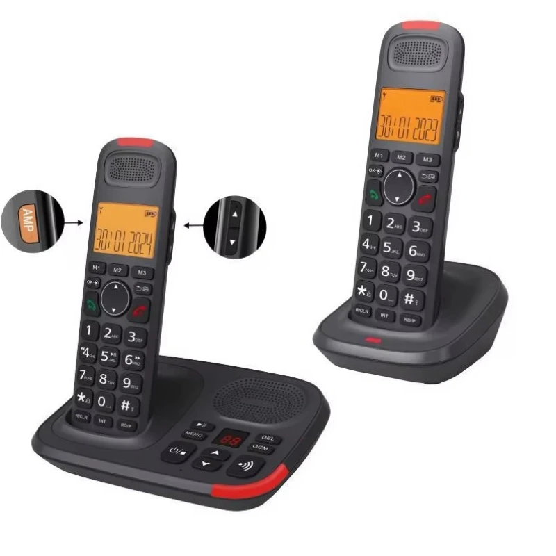 Zwei Business Office Home Schnurlostelefone DECT-Telefone