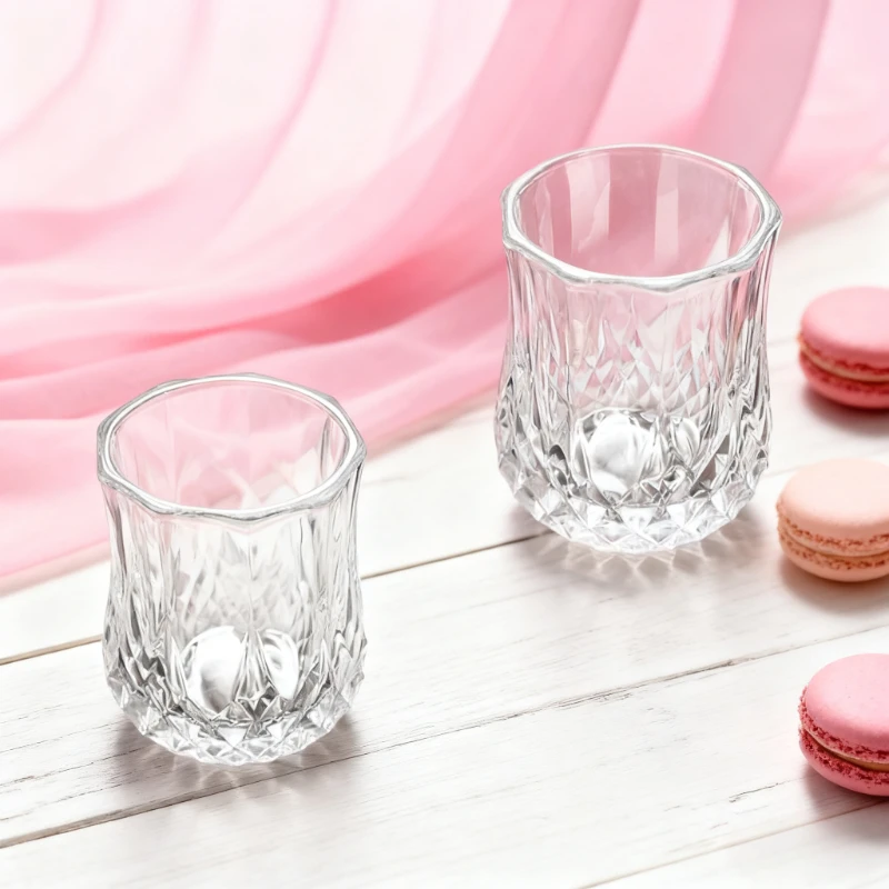50 ml Diamant Schnapsgläser Scotch Whisky Glas Transparent Cocktail Glas Bar Party Kleine Kapazität Bier Glas Tasse Hause Drink Image