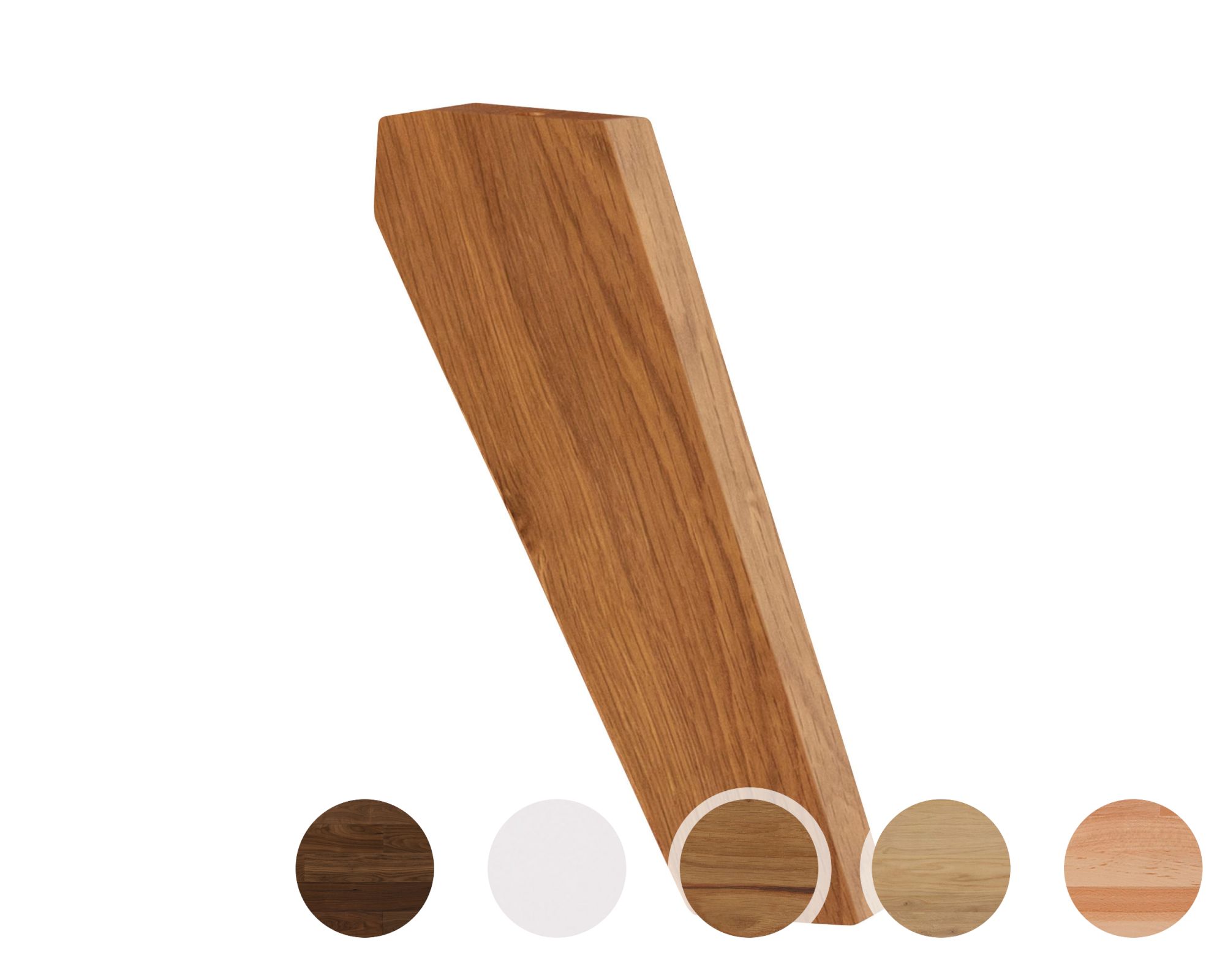 Hasena Füsse Nelo 20 cm / Eiche bianco, geölt Image