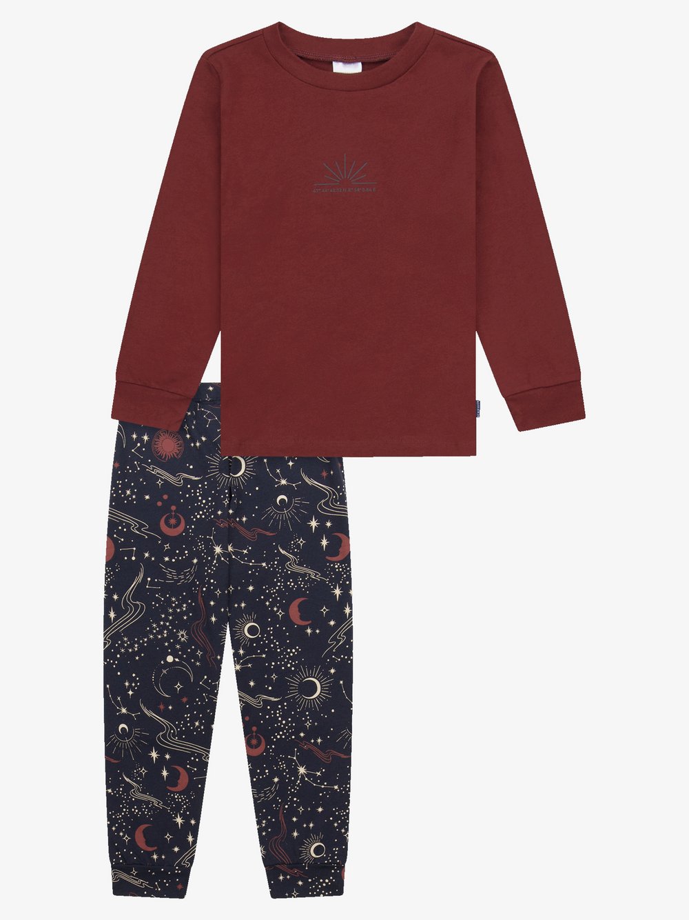 Schiesser Pyjama Jungen bordeaux, 92 Image