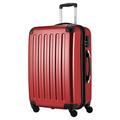 HAUPTSTADTKOFFER - Alex - Luggage Suitcase Hardside Spinner Trolley 4 Wheel Expandable, 65cm, red