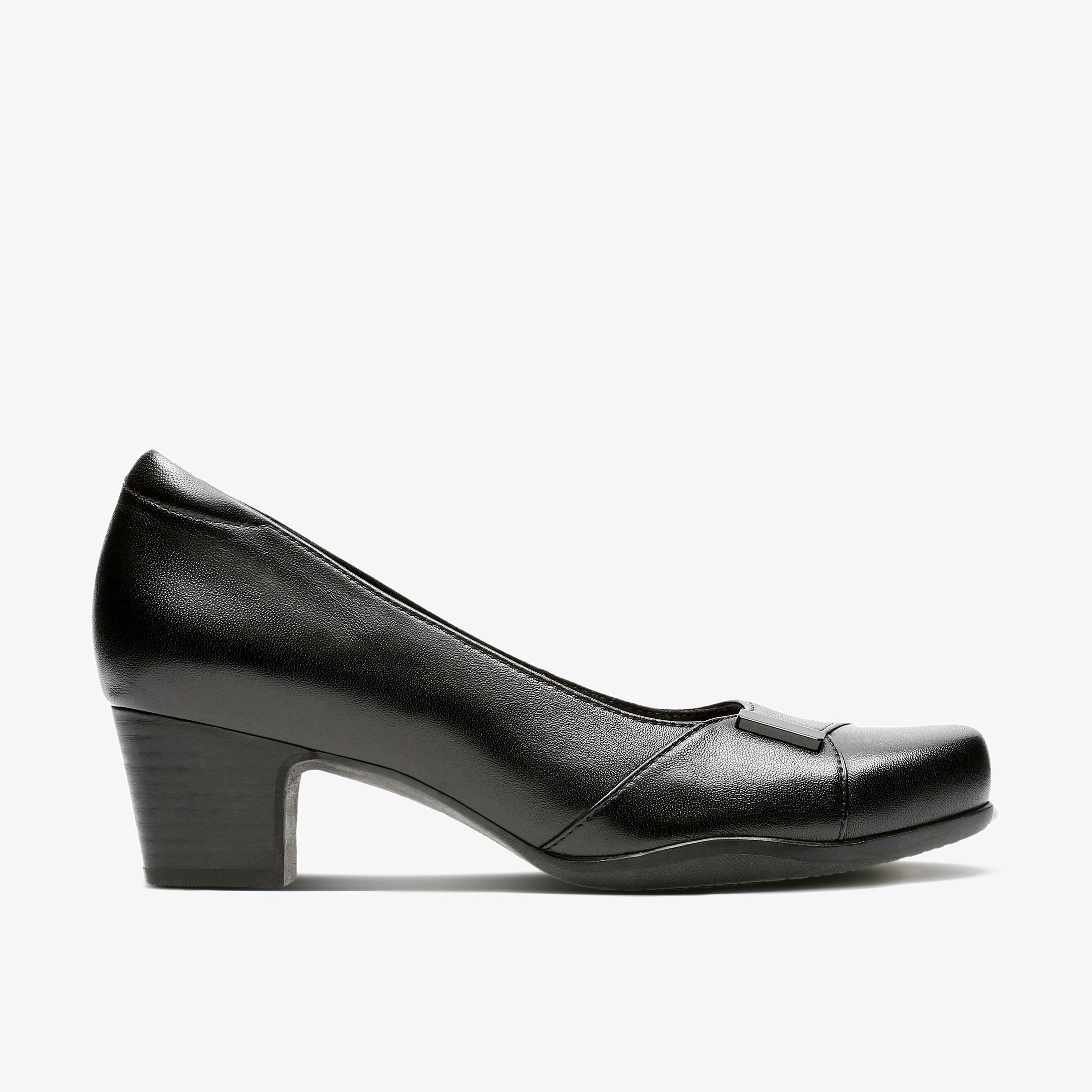Rosalyn Belle Schwarze Leder Schuhe EU 42 / UK 8