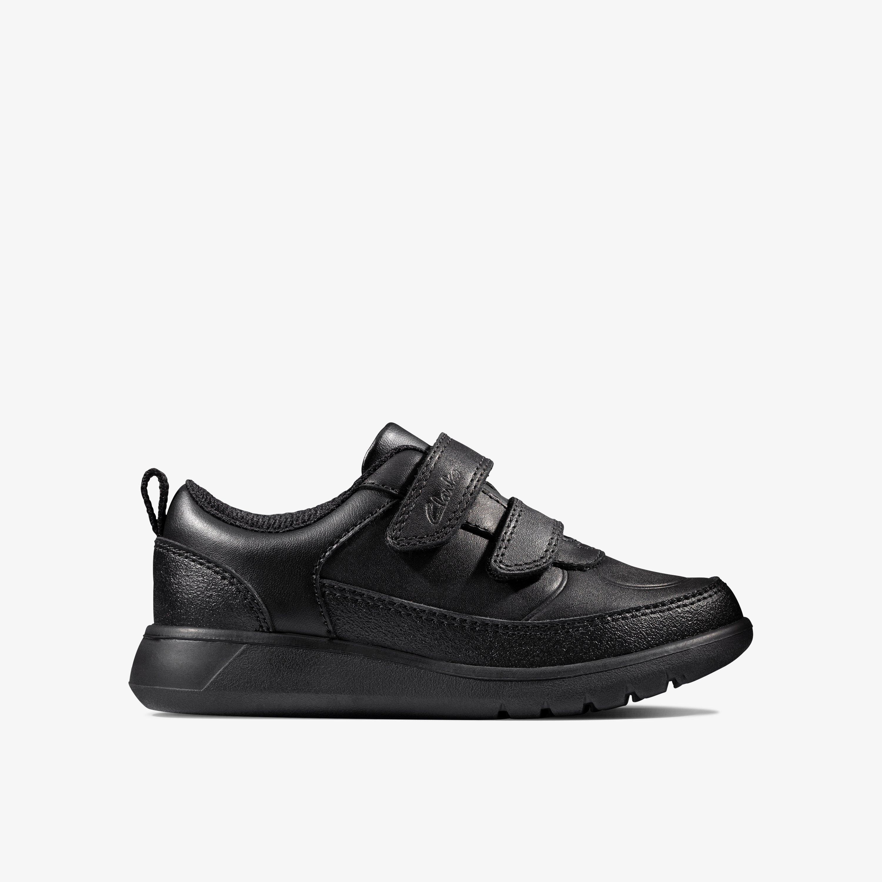 Scape Flare T Schwarze Leder Schuhe Image