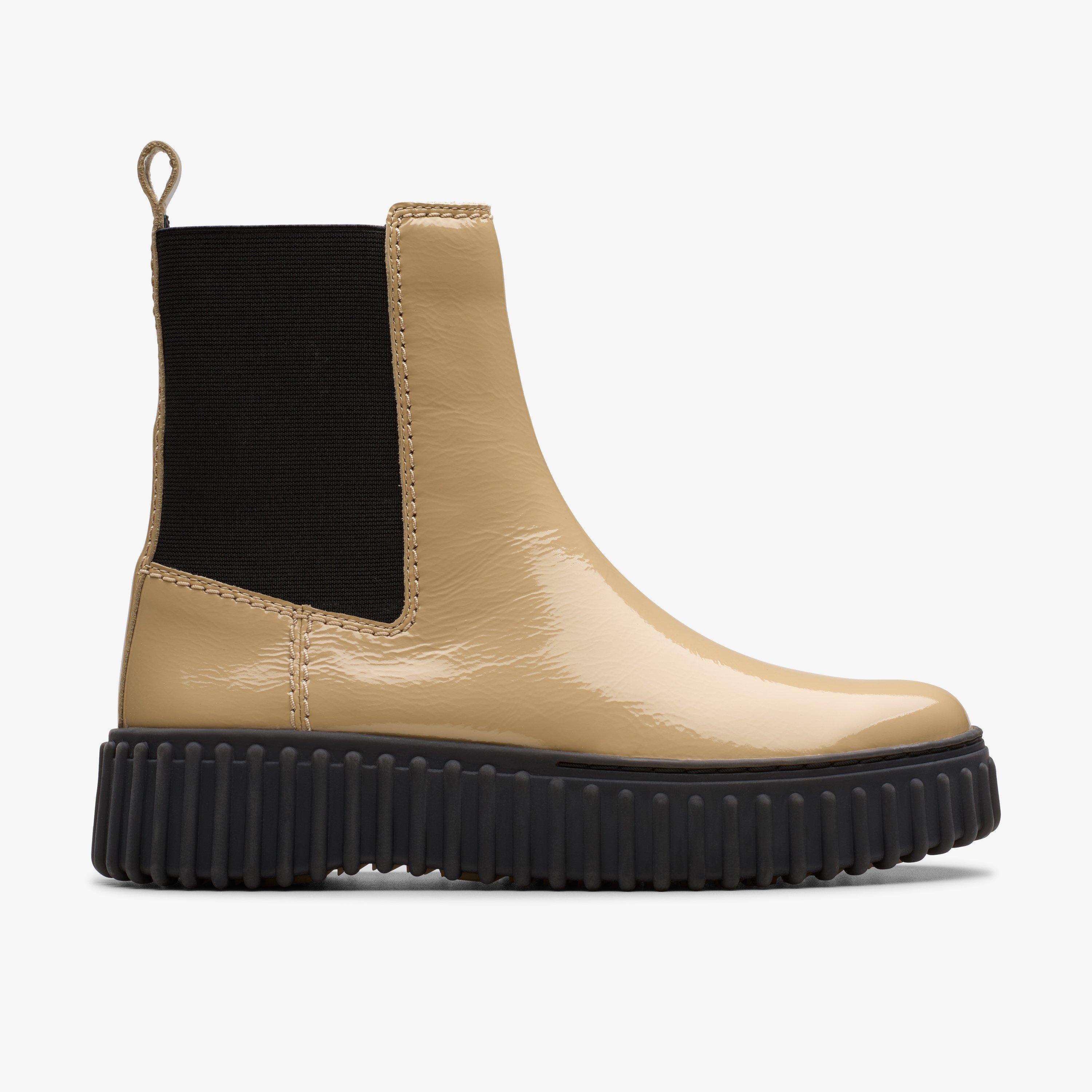 Torhill Maple Beige Lackstiefel