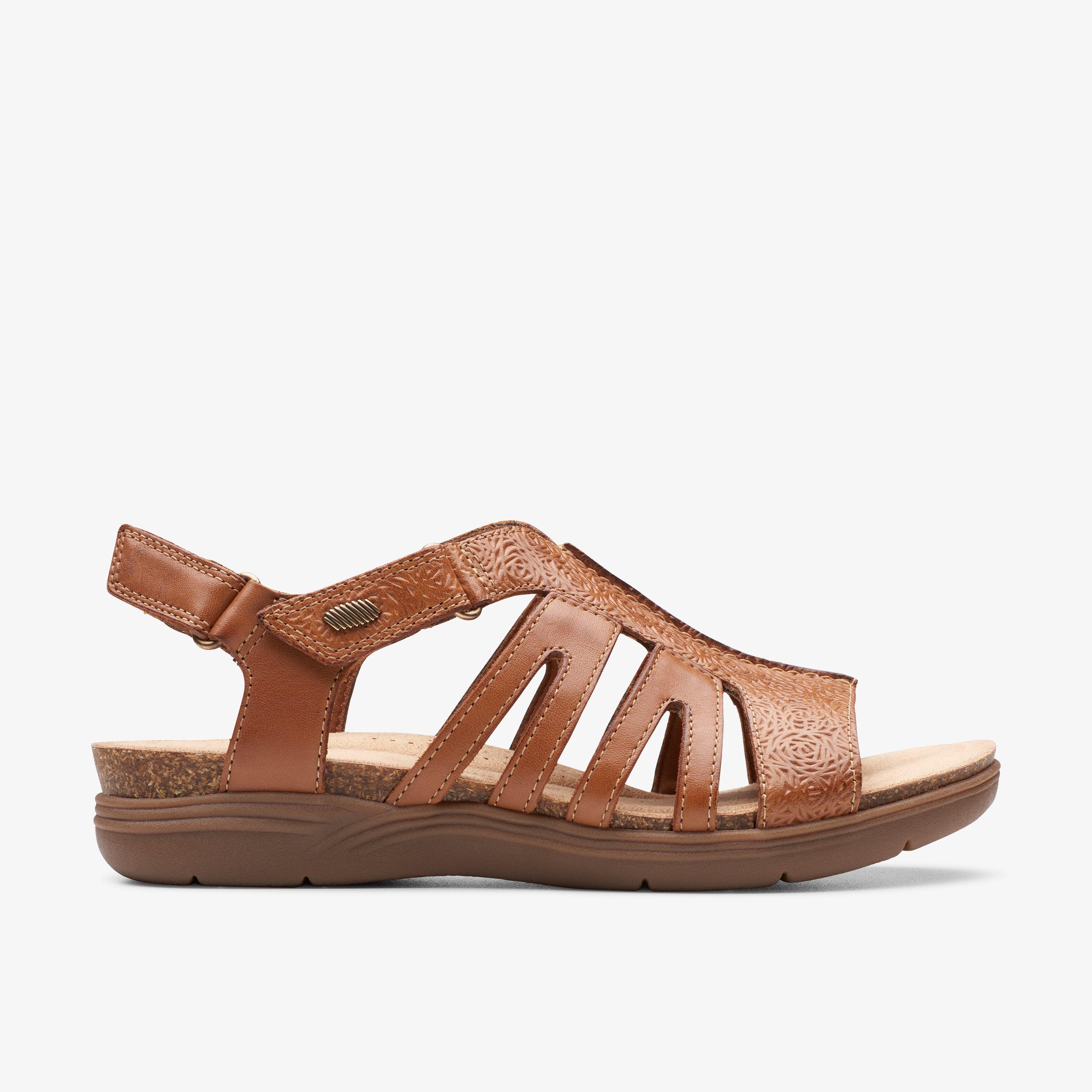 April Belle Tan-Leder-Sandalen EU 37,5 / UK 4,5