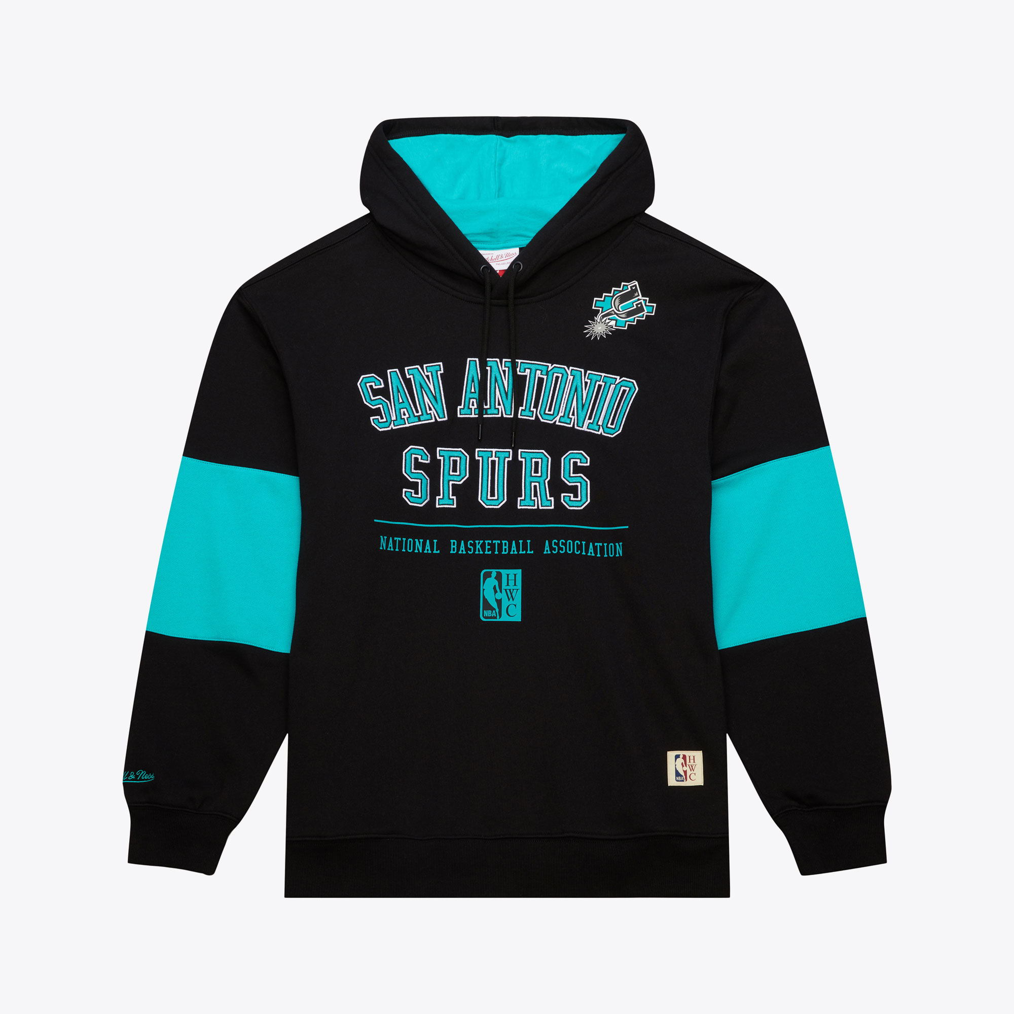 San Antonio Spurs Mitchell & Ness Retro Fleece Hoodie Image