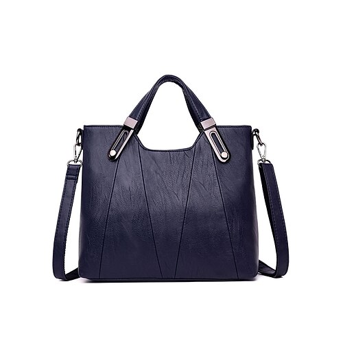 Damenhandtasche aus Kunstleder – erhältlich in verschiedenen Farben, vielseitiges Design mit mehreren Tragemöglichkeiten, perfekt für den Alltag und legere Anlässe.