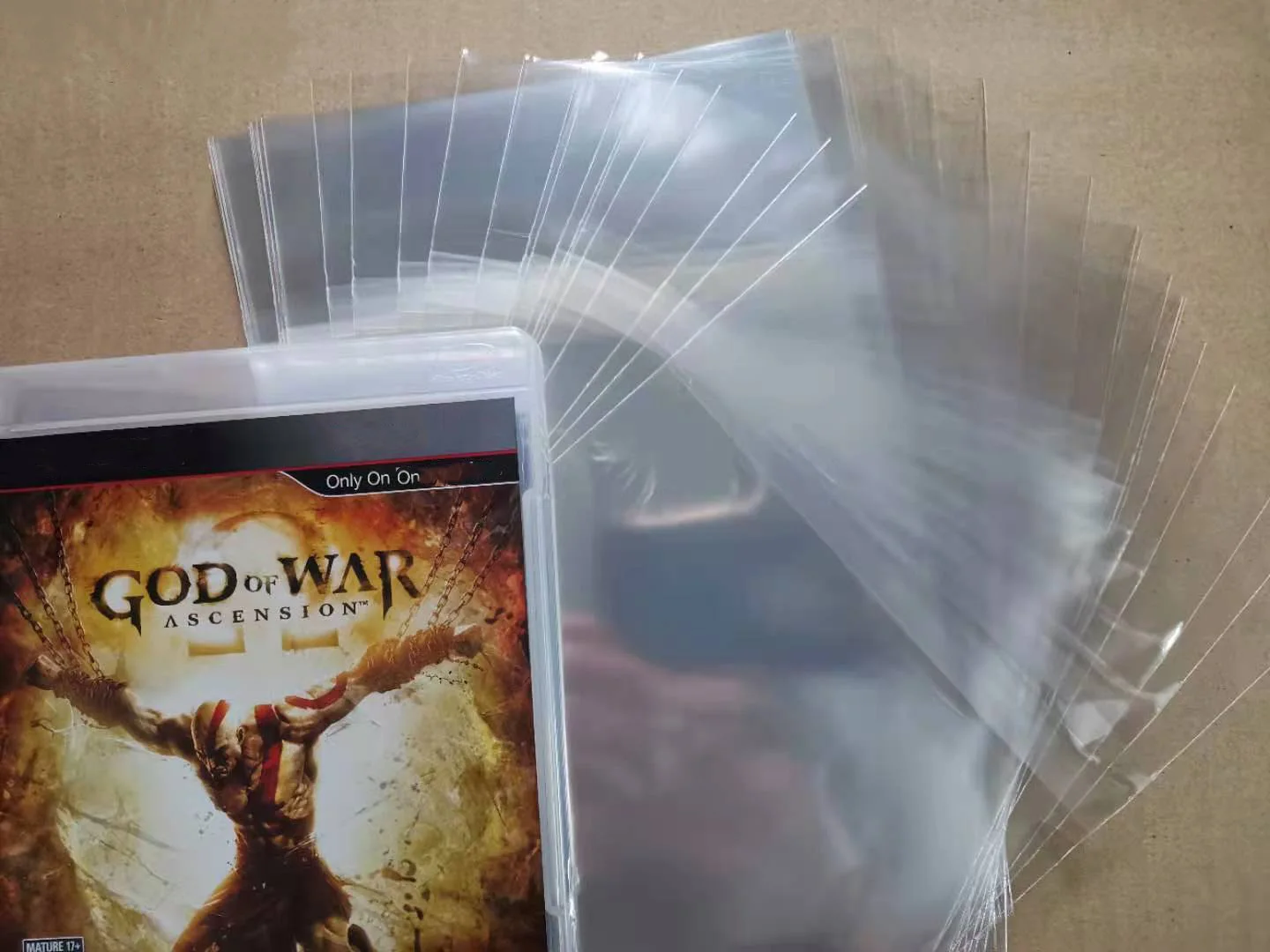 Transparent Self Sealing Kunststoff Taschen Für Ps1 Ps2 Ps3 Ps4 Video Spiel