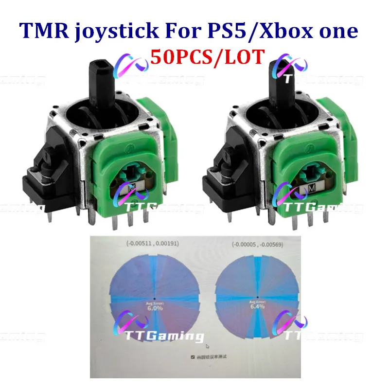 TMR Elektromagnetische Joysticks Ersatz für PlayStation 5-Controller Anti-Drift-Magnetwiderstandsstick-Reparatur für PS5 Xbox