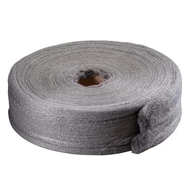 A01F-Grade 0000 Stahlwolle Rolle 2 kg zum Reinigen, Entfernen von Rost, Polieren von Holz und Metalloberflächen Image