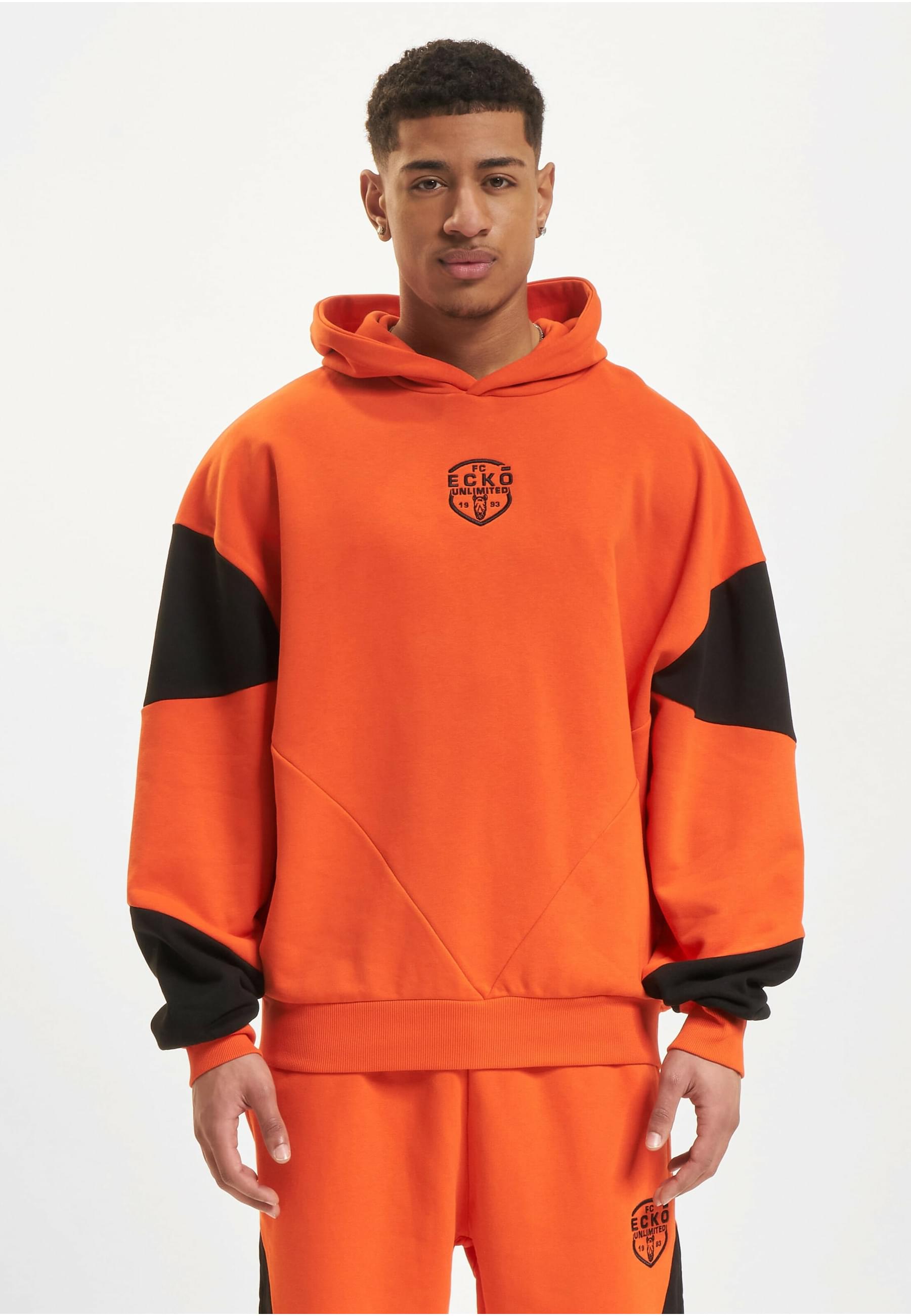 Kapuzensweatshirt ECKO UNLTD. "Ecko Unltd. Ecko Unltd. Construction Hoodies", Herren, Gr. XXL, rot, schwarz, 80% Baumwolle, 20% Polyester, Sweatshirts