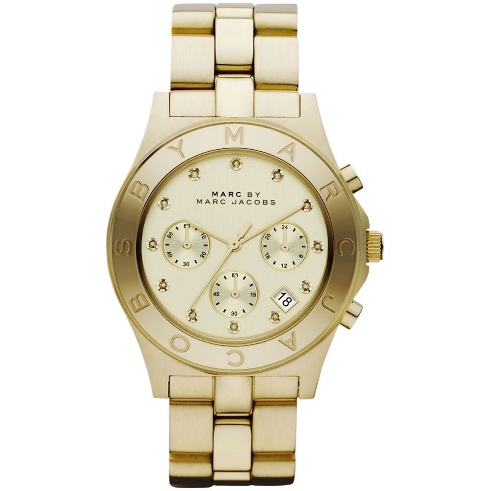 Marc Jacobs MBM3101 Goldfarbene Damenuhr Image