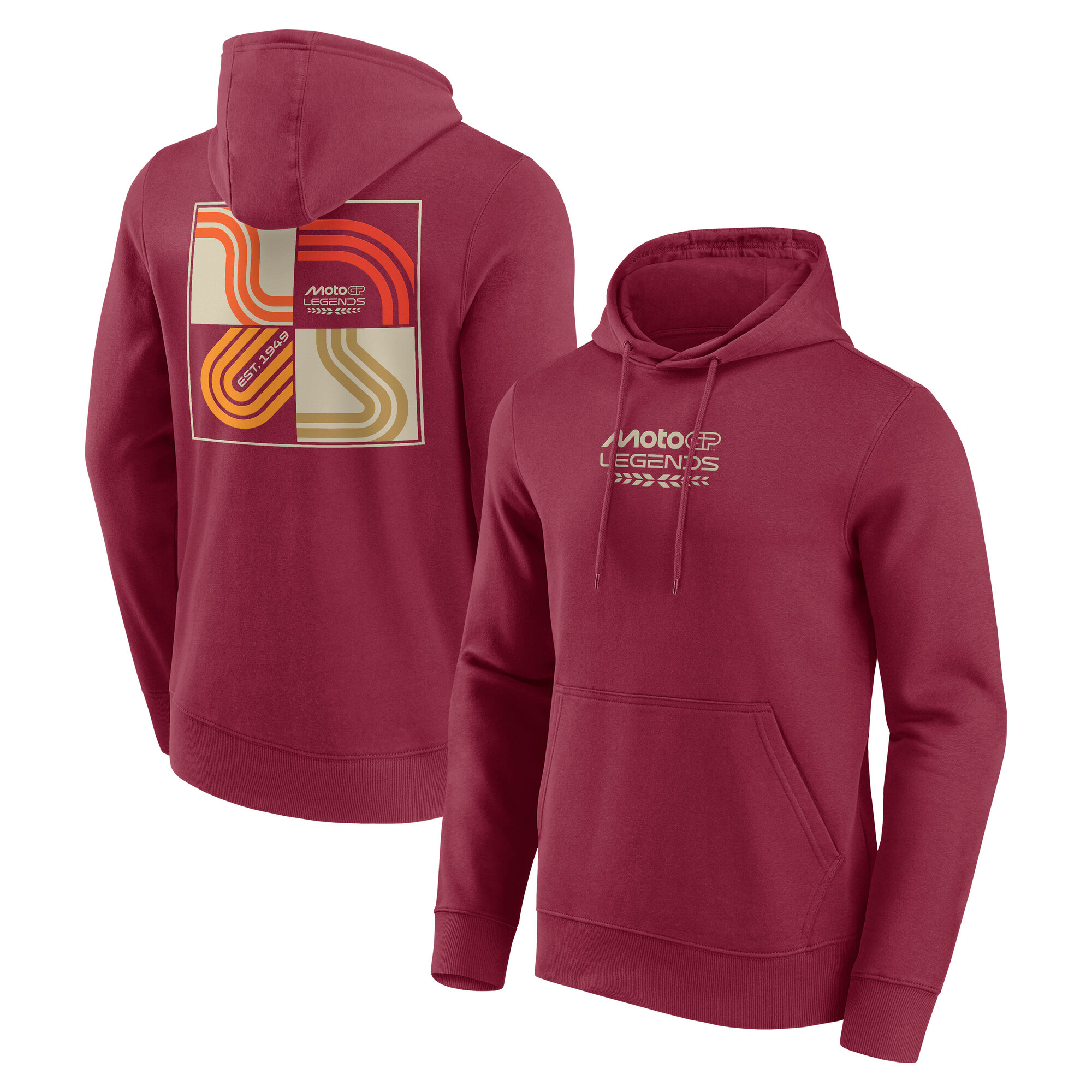 MotoGP™ Legends Track Badge Grafik-Hoodie – Bordeauxrot Image