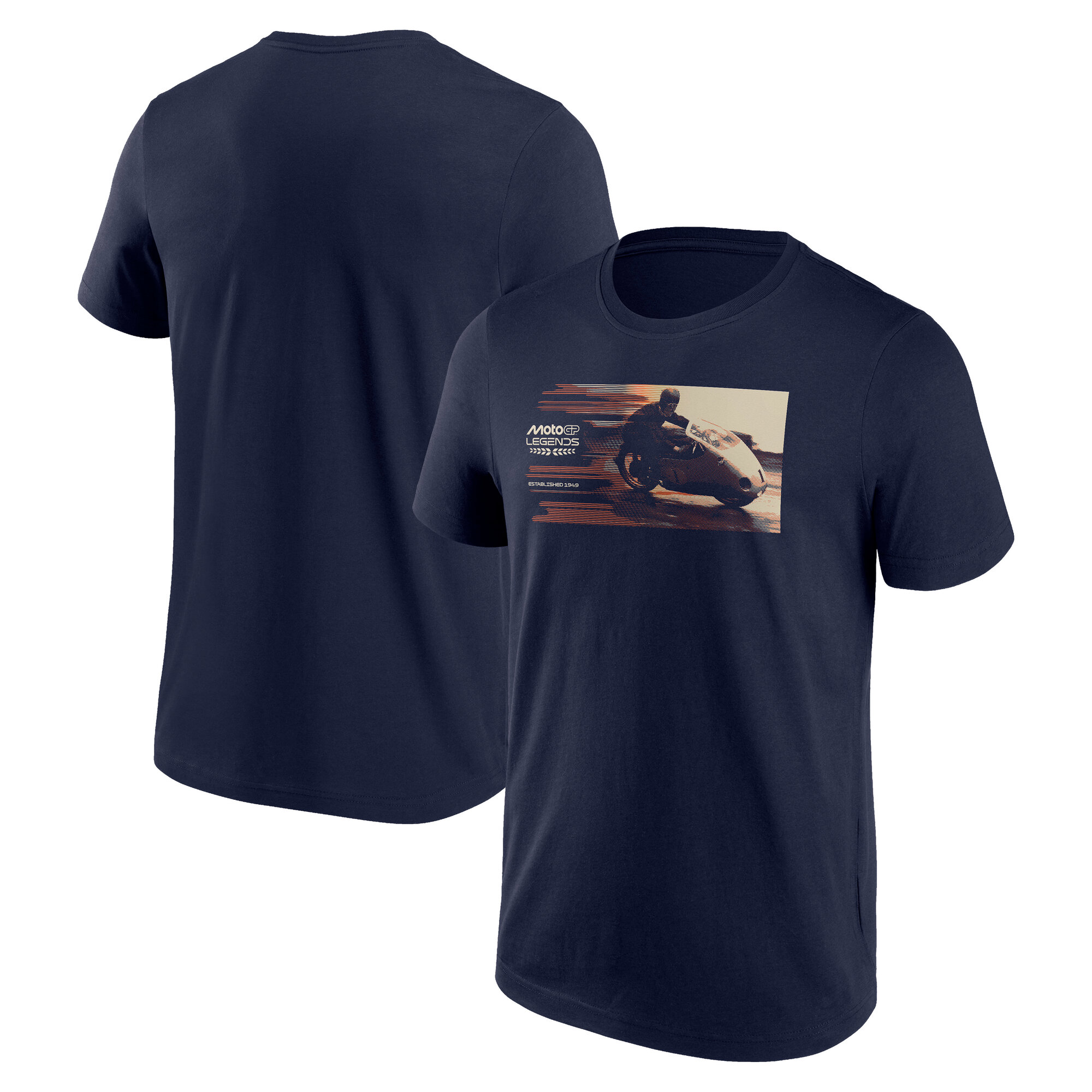 MotoGP™ Legends Fotografik-T-Shirt – Marineblau Image