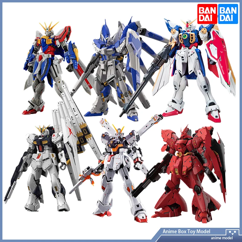 Kit modello Bandai RG Gunpla – God Gundam, Freedom, Unicorno, Giustizia, Ala, Astray Red Frame, Destiny e 00 Kit in plastica di grado reale