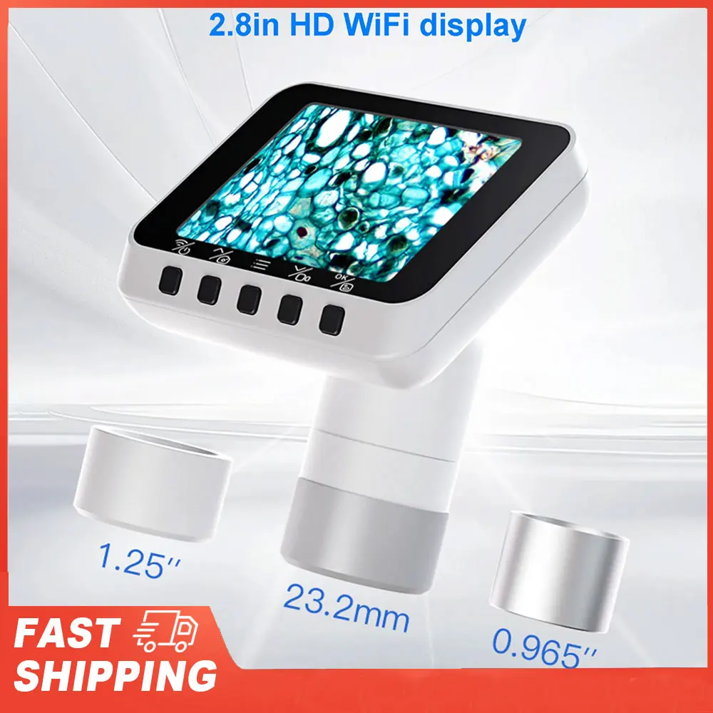 WiFi Elektronisches Okular 1080P Videoaufzeichnung 2,8 Zoll Display WiFi Teleskop Kamera Okular TYP C Aufladen für Vogelbeobachtung Image