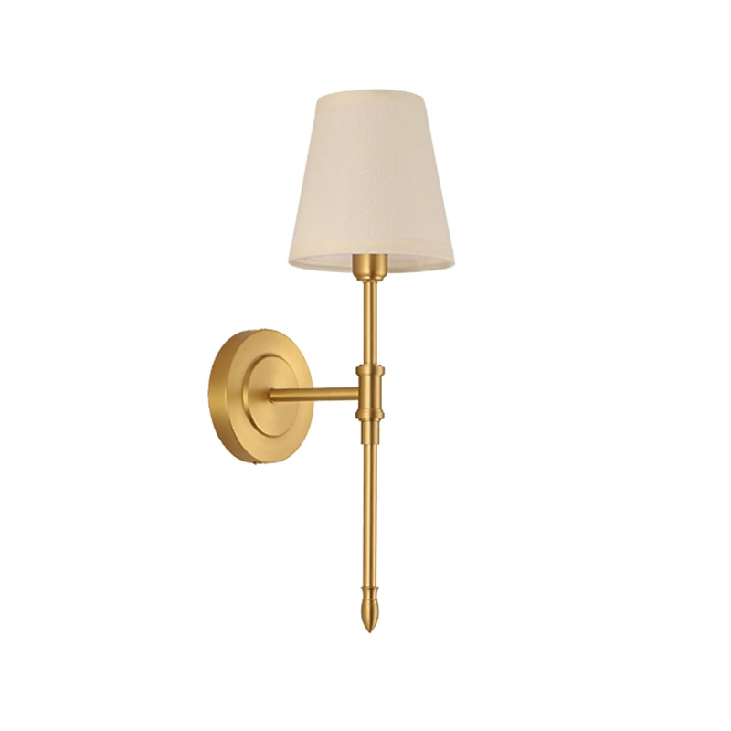 Nordic kupfer lampe ländlichen Wand Lampe für Dekorative Spiegel Schlafzimmer Korridor Treppen Moderne Wand Leuchte Innen Leuchte led-leuchten Image