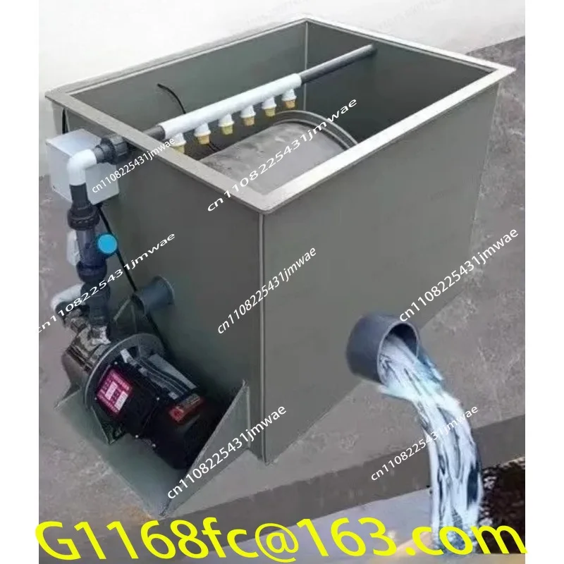 20-Tonnen-Guter Trommel-Mikrofilter, Fischteich, Trommelmaschine, Filter, Aquakultur, automatisches Rückspülsystem, Koi-Teich, Wasserzirkulationssystem Image