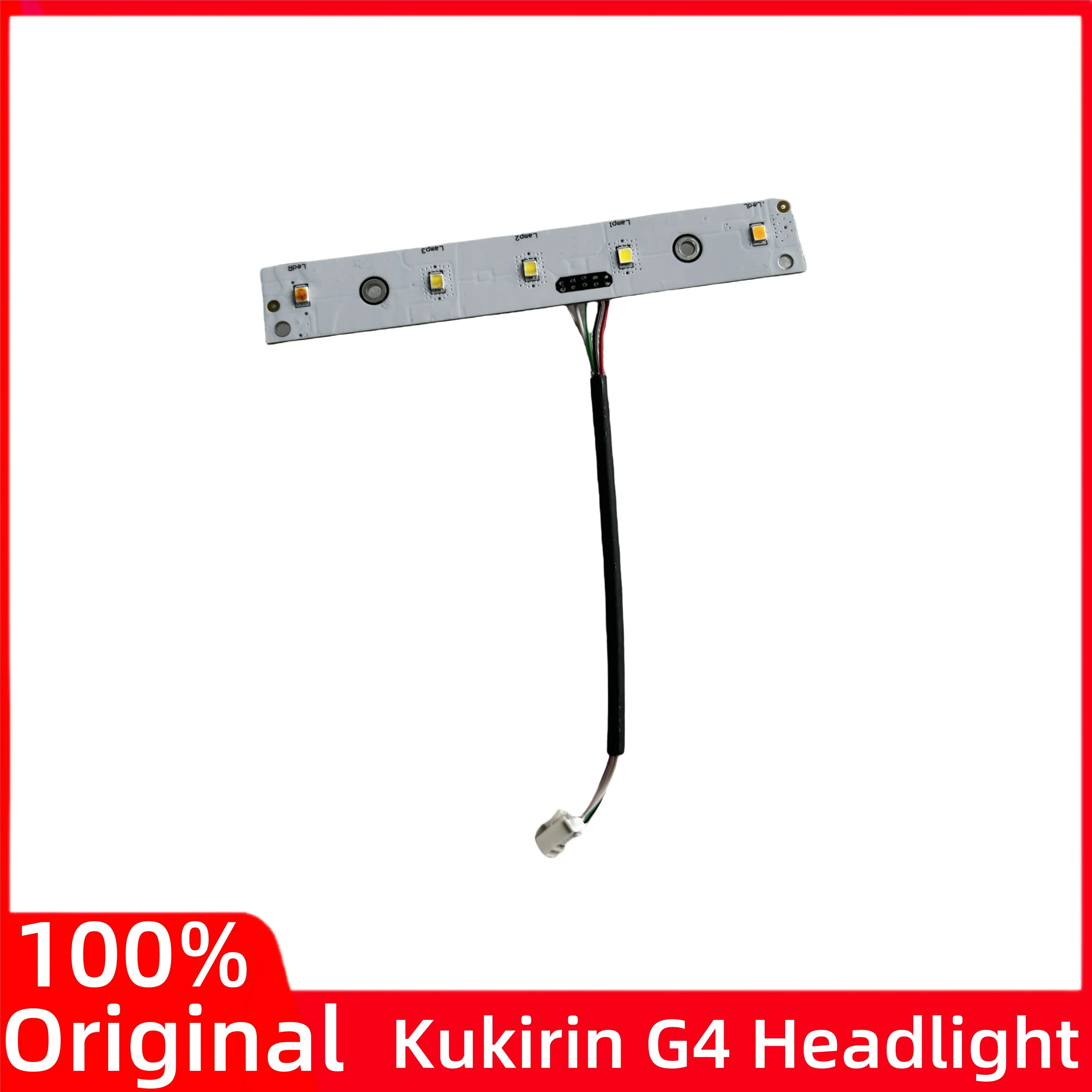 Original 5-poliger Scheinwerfer für Kugoo Kukirin G4 Elektroroller Kugookirin Lenkerlampenkopf vorne LED-Licht Ersatzteile Image