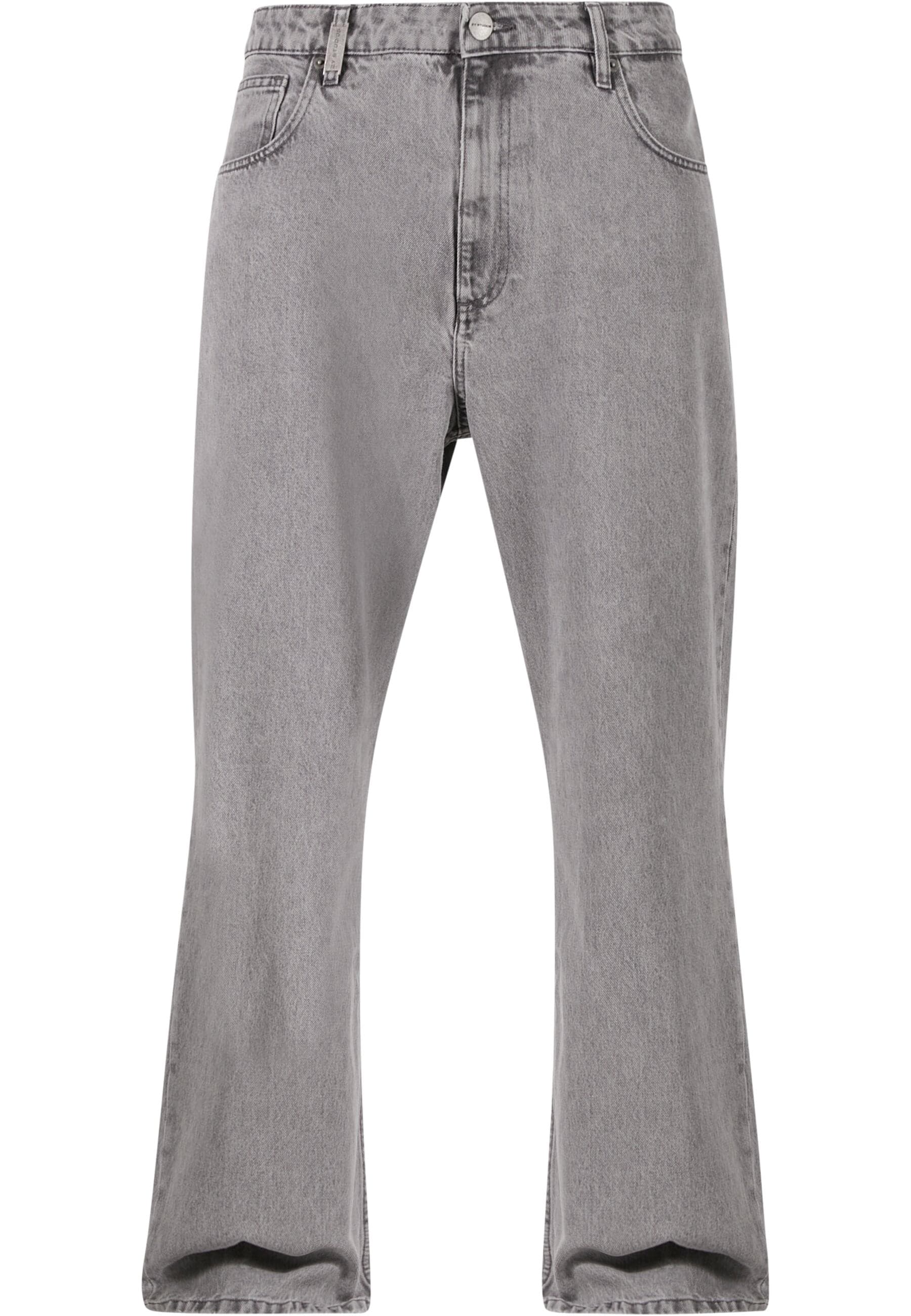 Bequeme Jeans 2Y STUDIOS "2Y Studios 2Y Adrik Basic Baggy Jeans", Herren, Gr. 36, Normalgrößen, grau, 100% Baumwolle, unifarben, Jeans