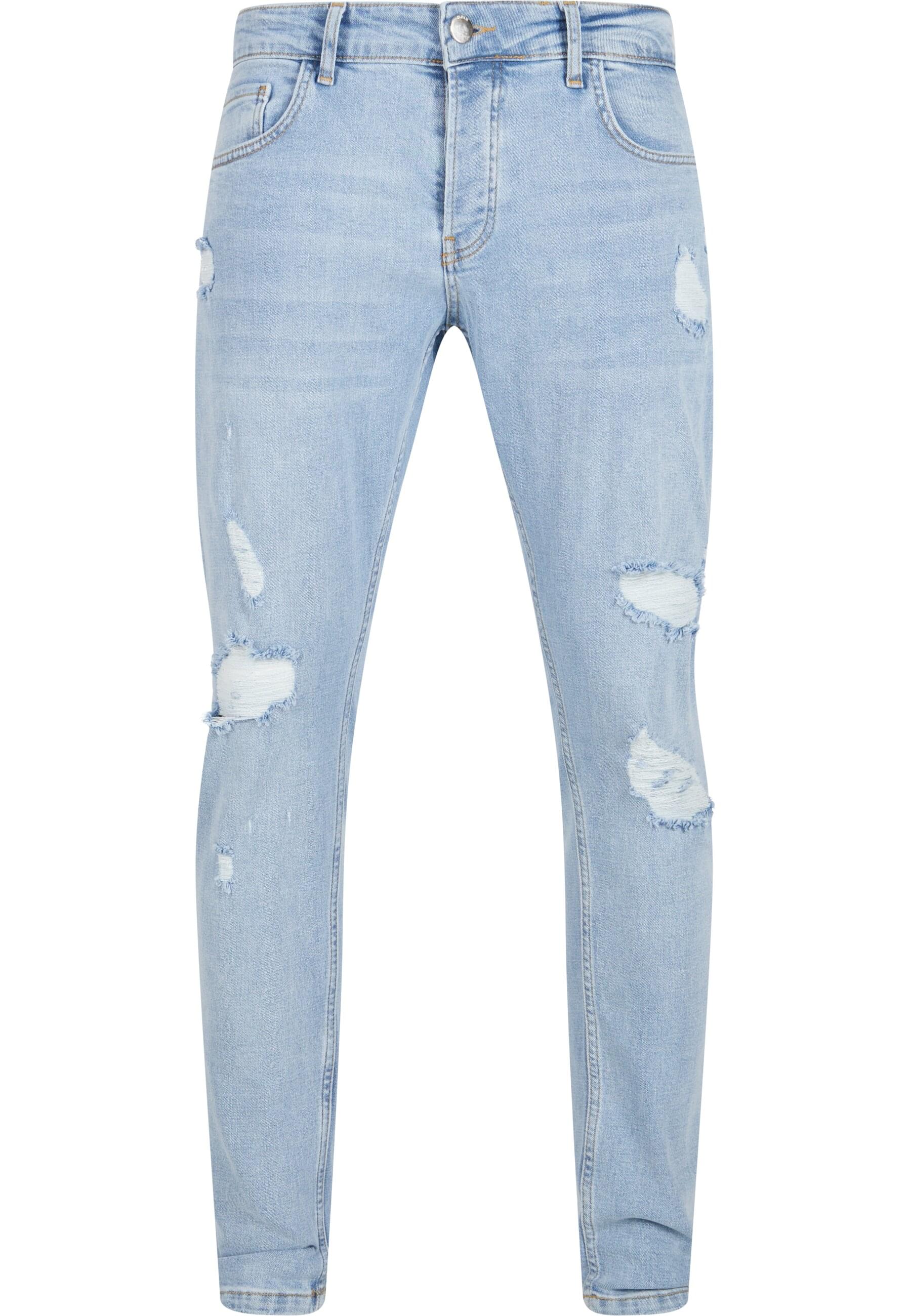 Bequeme Jeans 2Y STUDIOS "2Y Studios Herren 2Y Skinny Fit Jeans", Herren, Gr. 38, Normalgrößen, blau, 97% Baumwolle, 3% Elasthan, unifarben, Jeans