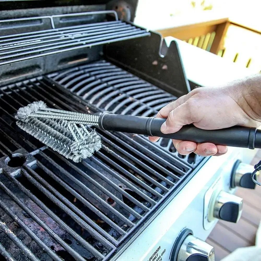 Stainless Steel BBQ Grill Cleaning Brush For Barbecue Grates And Outdoor Grills l
