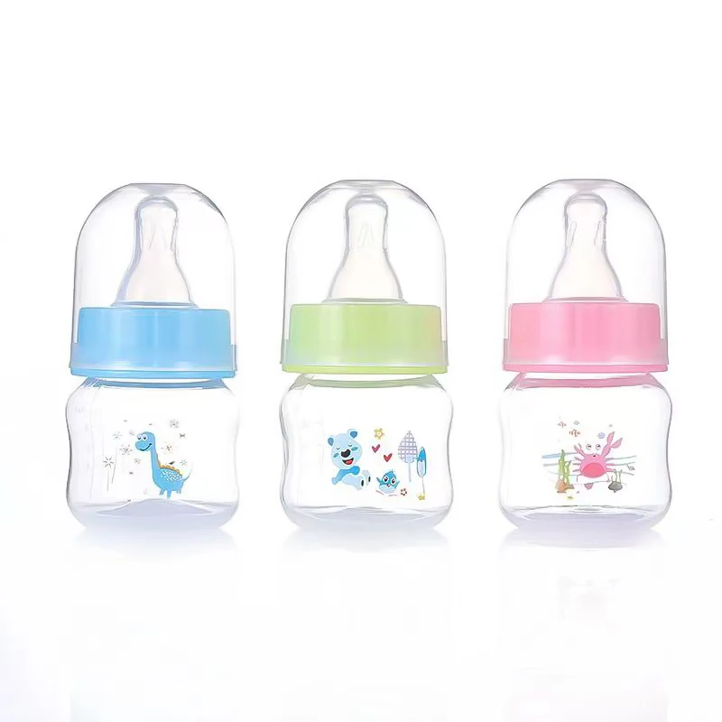Newborn Feeding Bottles 60ML Baby Bottle Glass Bottles Anti flatulence Milk Feeding Bottles Infant BPA Free b Blue