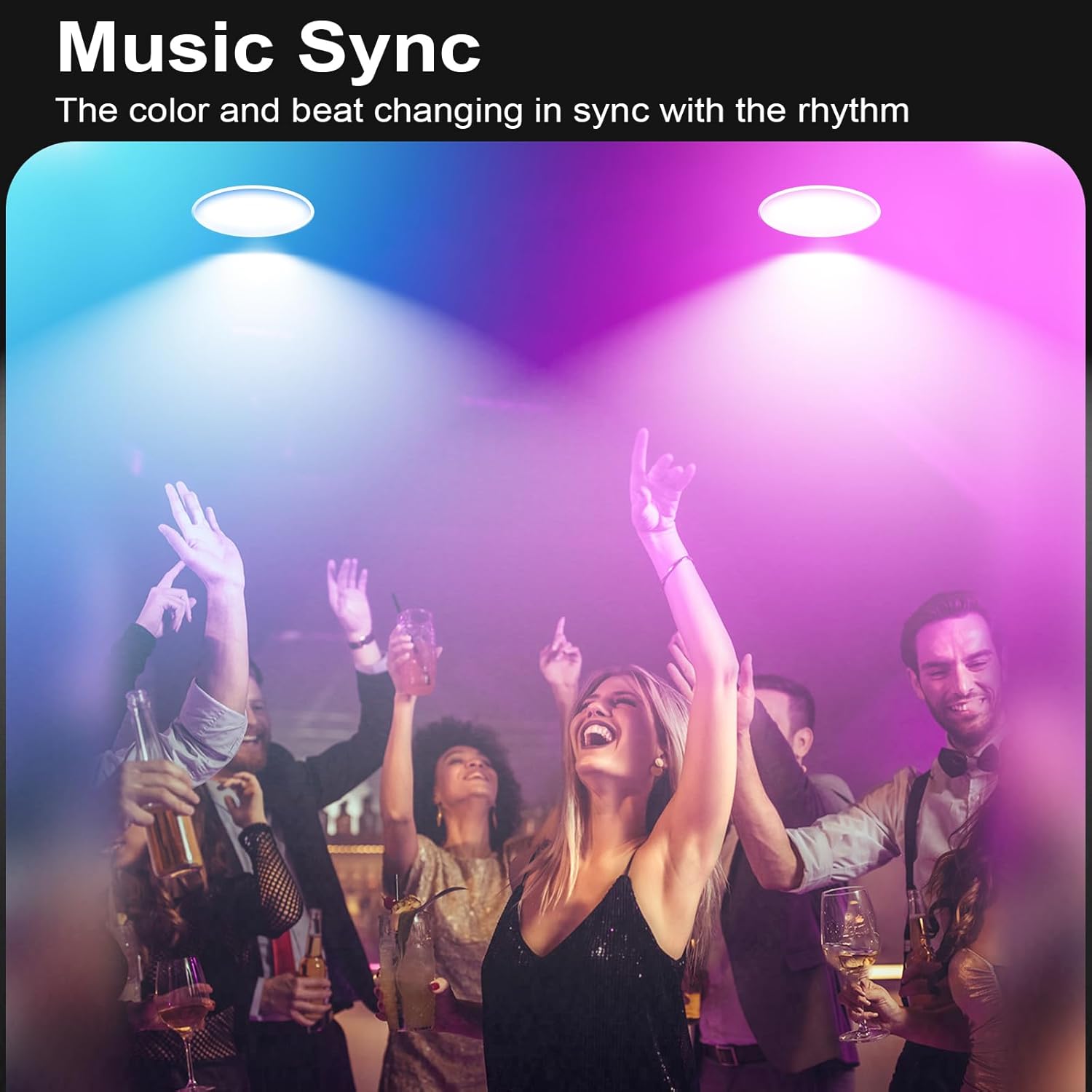 WiFi Smart Light Bulb , Color Changing Dimmable , Alexa And Google Home Compatible, Music Sync WiFi Smart Light Bulb , Color Changing Dimmable , Alexa And Google Home Compatible, Music Sync