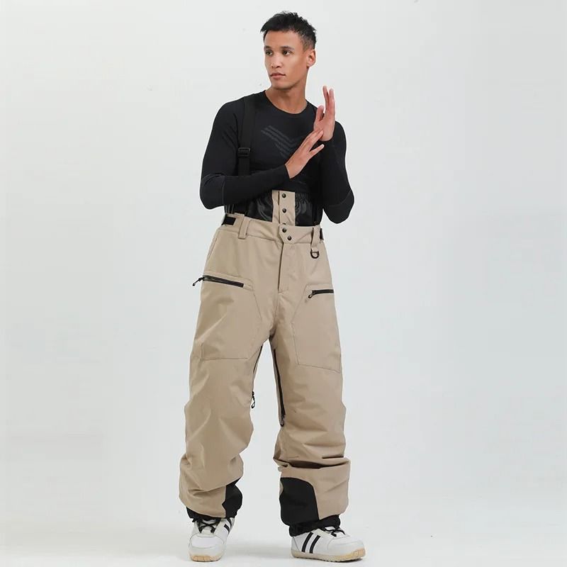 Womens Waterproof Insulated Ski Pants With Suspenders Warm Winter Snowboard Overalls xs women Pant 1