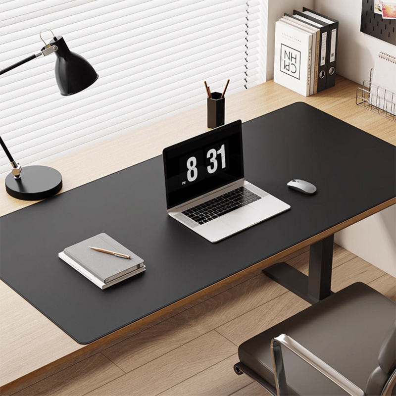 Mouse Pad Large Size Office Desk Protector Mat Leather Waterproof Desktop Keyboard Desk Pad Gaming Mouse Pad PC green lake Blue 100x50 Cm