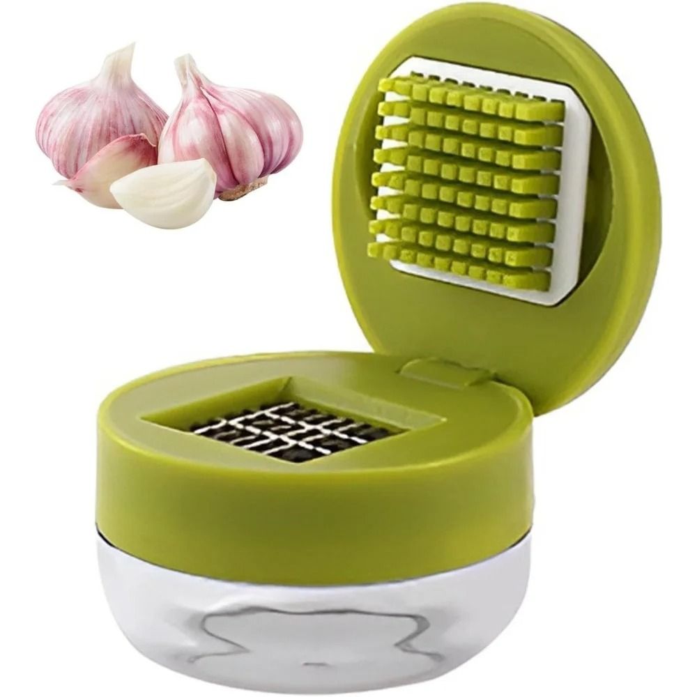 Manual Garlic Press And Mini Mincer With Built In Storage Container Manual Garlic Press And Mini Mincer With Built In Storage Container