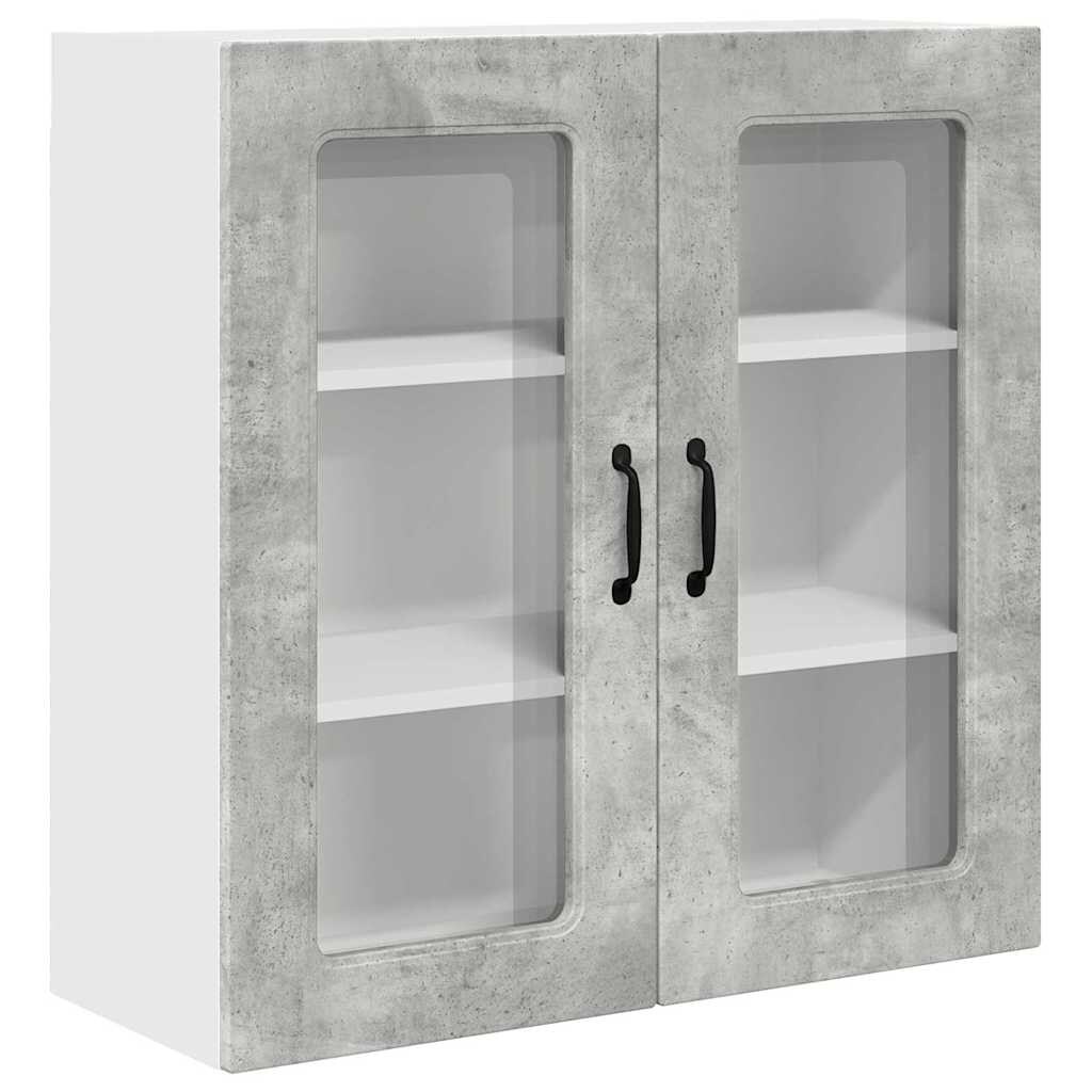 vidaXL Küchenwandschrank Beton Grau 80 x 31 x 80 cm Holzwerkstoff Image