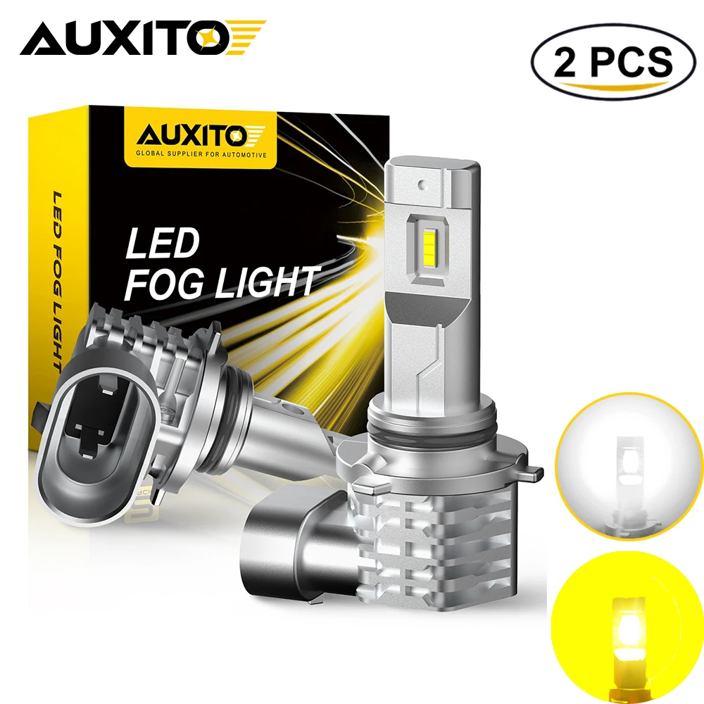AUXITO 2 pz Fanless 9006 HB4 Led fendinebbia lampadine Canbus H8 H9 H11 H16JP HB3 9005 LED DRL per auto 360 per Audi Passat Sentra Golf